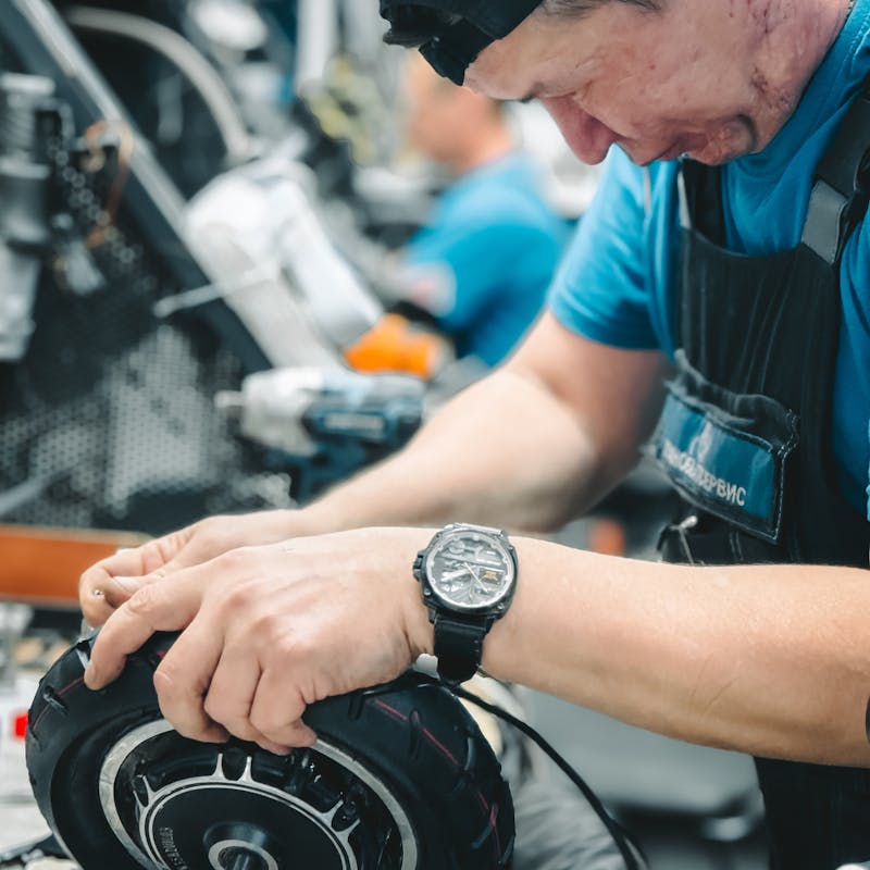 Elektrinių paspirtukų remontas – padangos ir važiuoklė